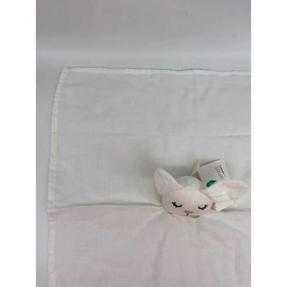 NWT‎ Carter's Little Planet Lovey Baby Organic Cotton Bunny Muslin Plush Blanket